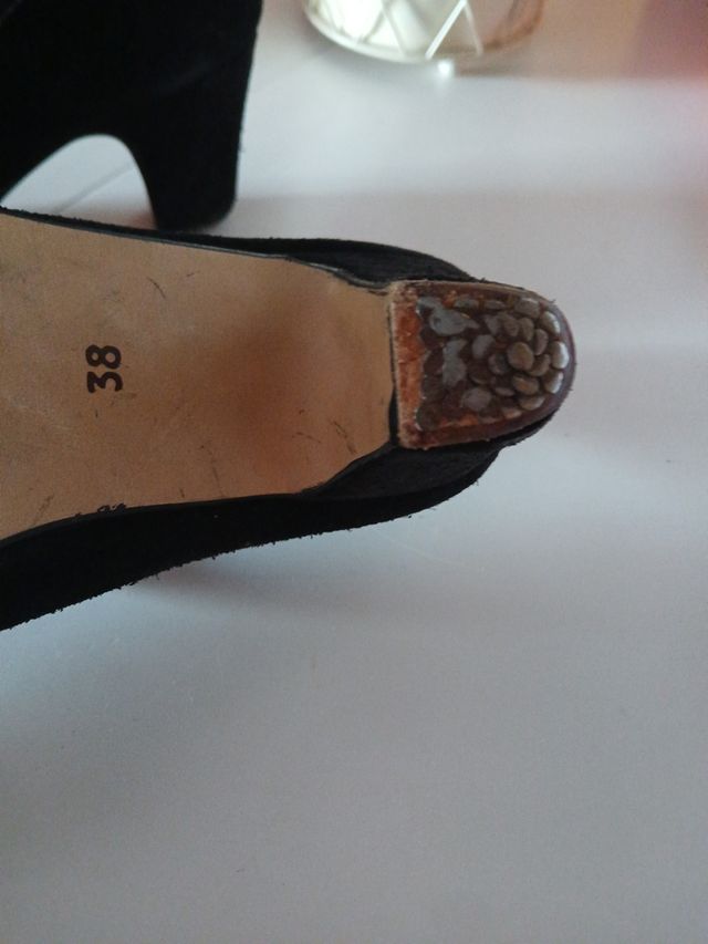 Zapatos flamenco púas