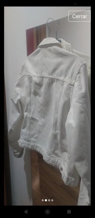 Chaqueta vaquera blanca 