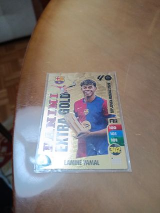 Cromo Lamine Yamal Extra Gold Panini