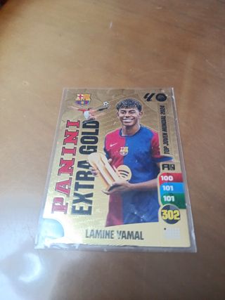 Cromo Lamine Yamal Extra Gold Panini
