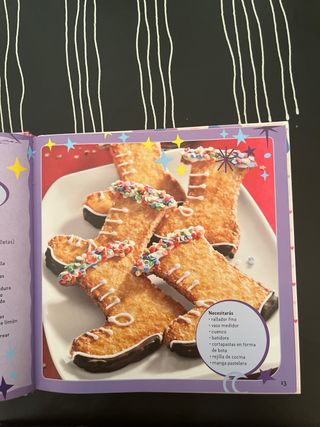 Libro cocina de repostería muchos dibujos