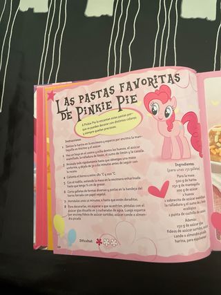 Libro cocina de repostería muchos dibujos
