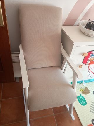 Mecedora lactancia beige, eco silla y descanso*