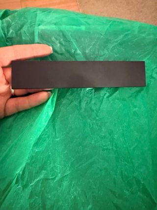 tirador acero inoxidable negro