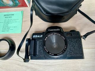 Cámara SE AS antigua Canomatic + flash