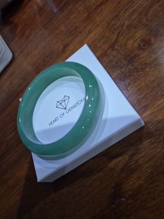 Bracciale Giada Verde - Heart of Gemstone