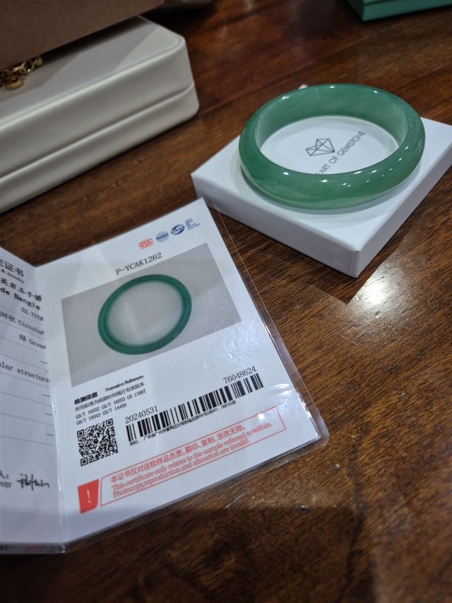 Bracciale Giada Verde - Heart of Gemstone