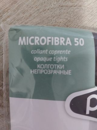 Collant Pompea 50 den. microfibra - 2 paia Nuovi