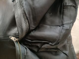 Pantalón piel - Negro