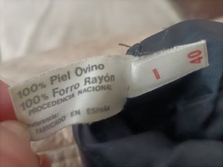 Pantalón piel - Negro