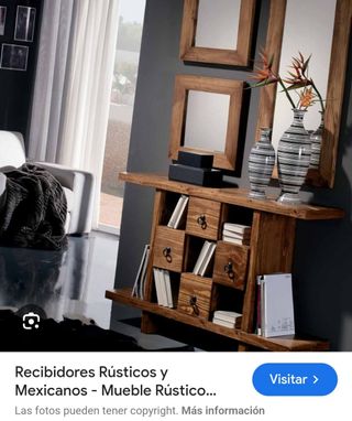 Recibidor rústico mexicano