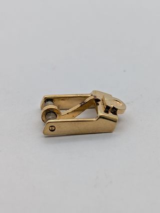 vintage Omega Hebilla Original chapada en oro 8 mm
