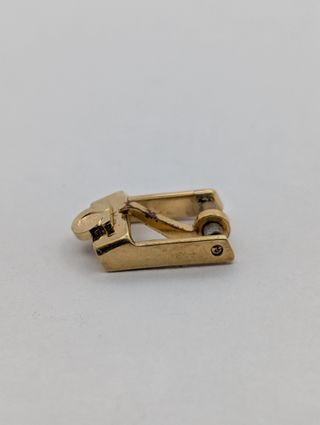 vintage Omega Hebilla Original chapada en oro 8 mm