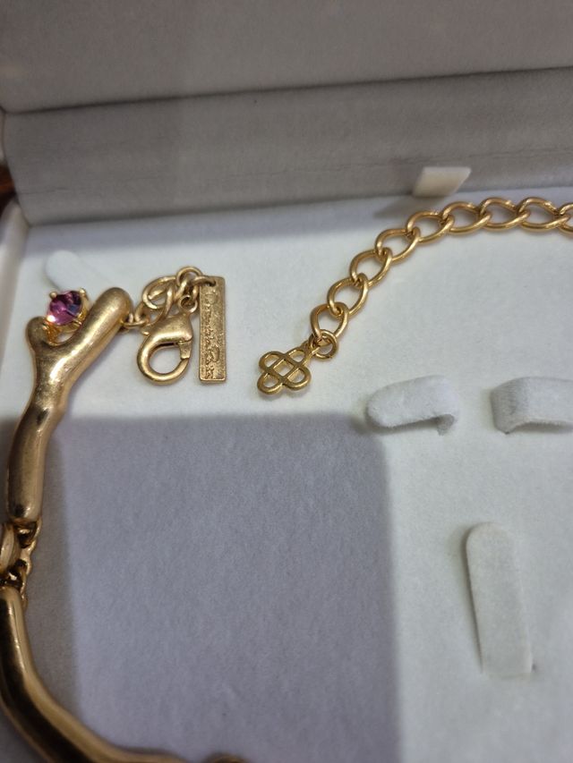 Collana Oscar de la Renta oro rosa