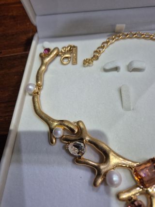 Collana Oscar de la Renta oro rosa