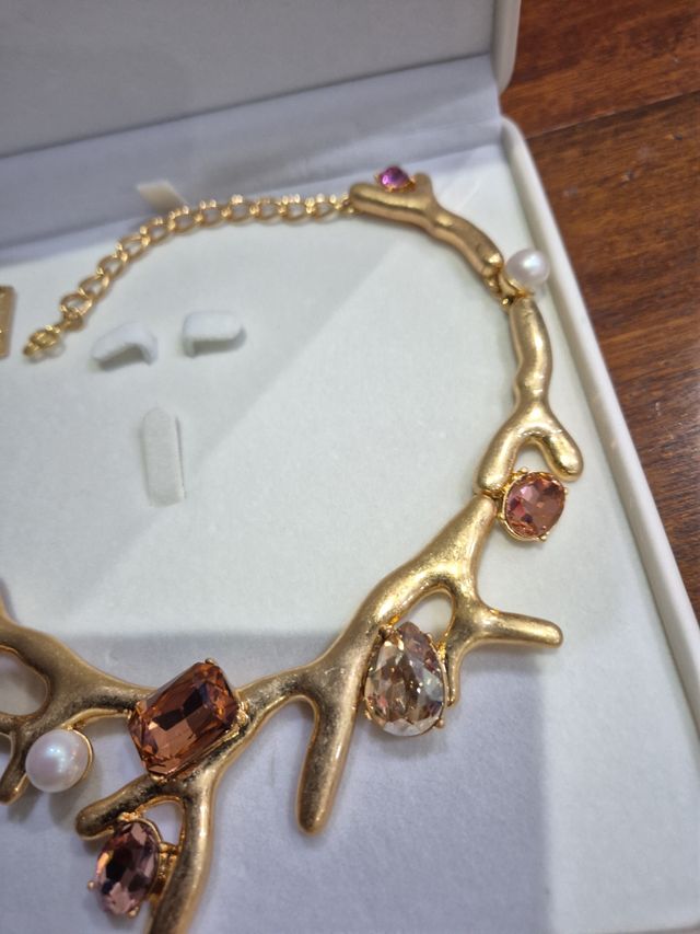 Collana Oscar de la Renta oro rosa