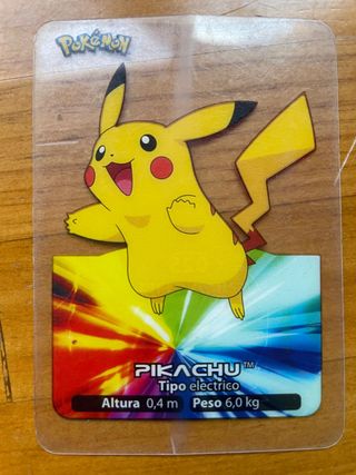 CROMO CARTA POKEMON EDIBAS LAMINCARDS 2005 PIKACHU