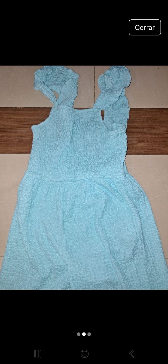 Mono niña celeste - T. 12 años dw zara