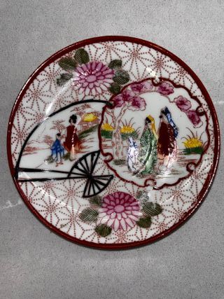 JUEGO DE TÉ JAPONÉS DE PORCELANA