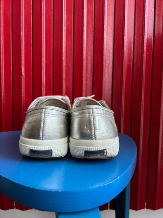 Scarpe Superga 2750 cotu argentate donna 39 argento