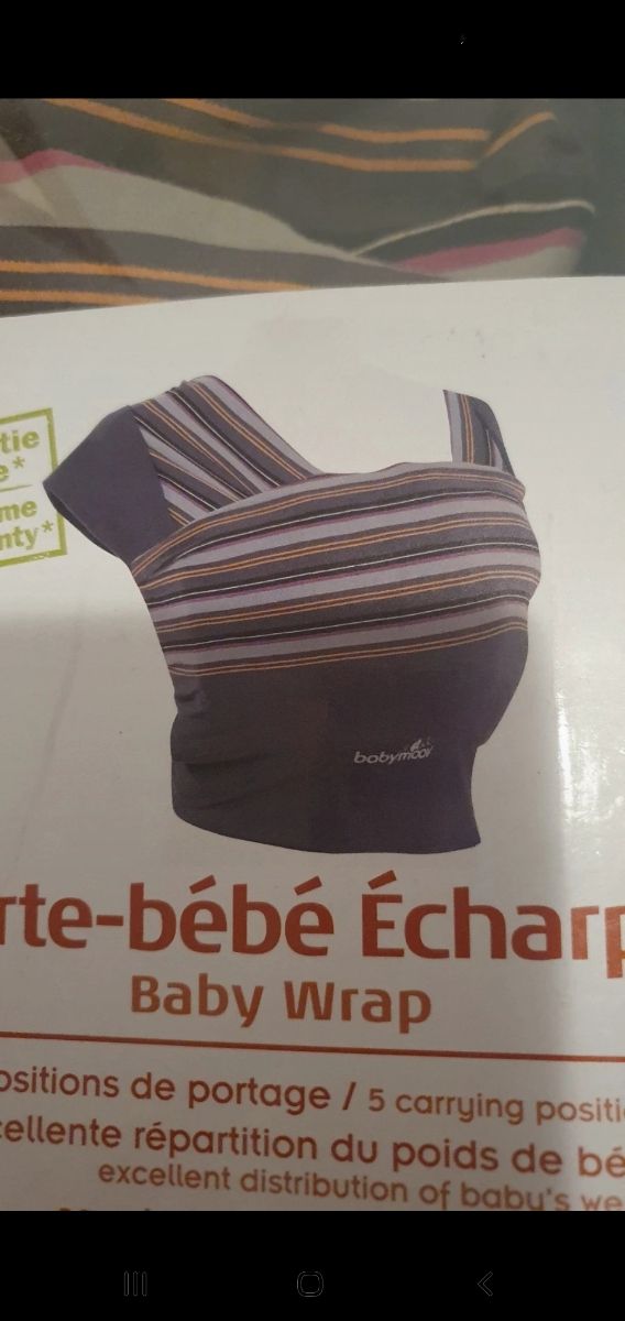 Fular porteador de bebe babymoov