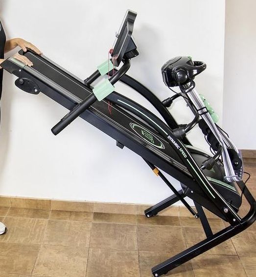 Cinta de correr eléctrica plegable con accesorios