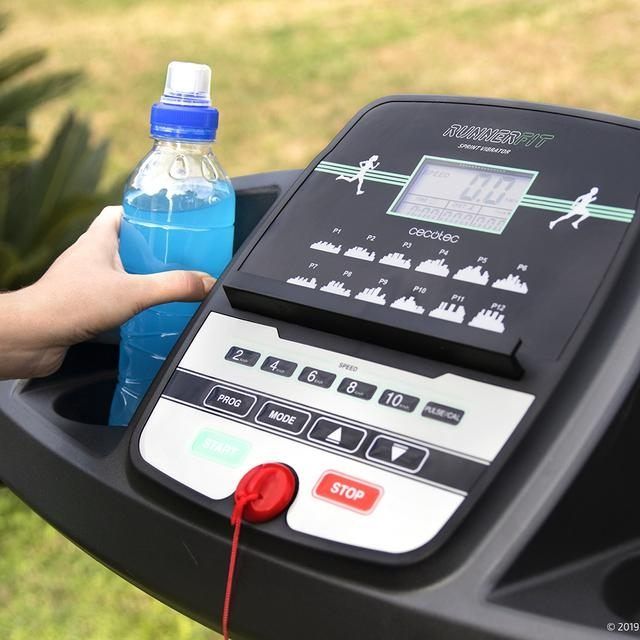 Cinta de correr eléctrica plegable con accesorios