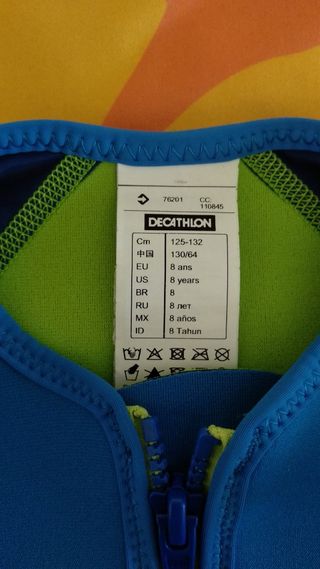 Camiseta neopreno niños T8