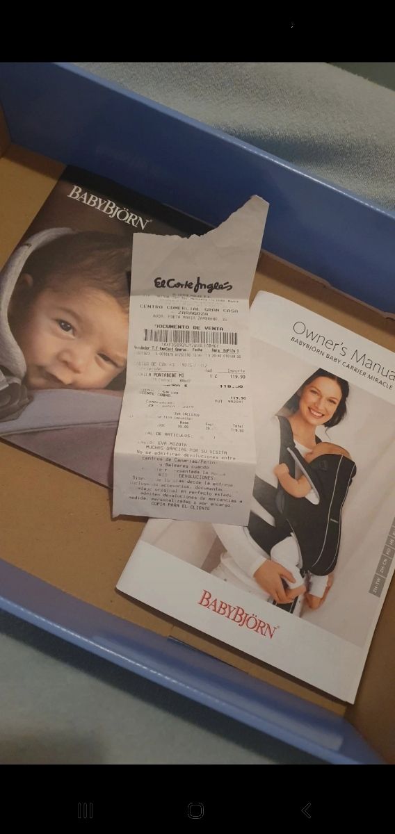 Mochila portabebés Miracle de BabyBjorn