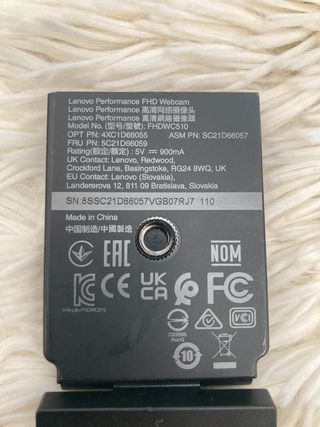 Webcam Lenovo FHD WC510