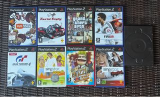 Lote de 9 videojuegos para Playstation 2