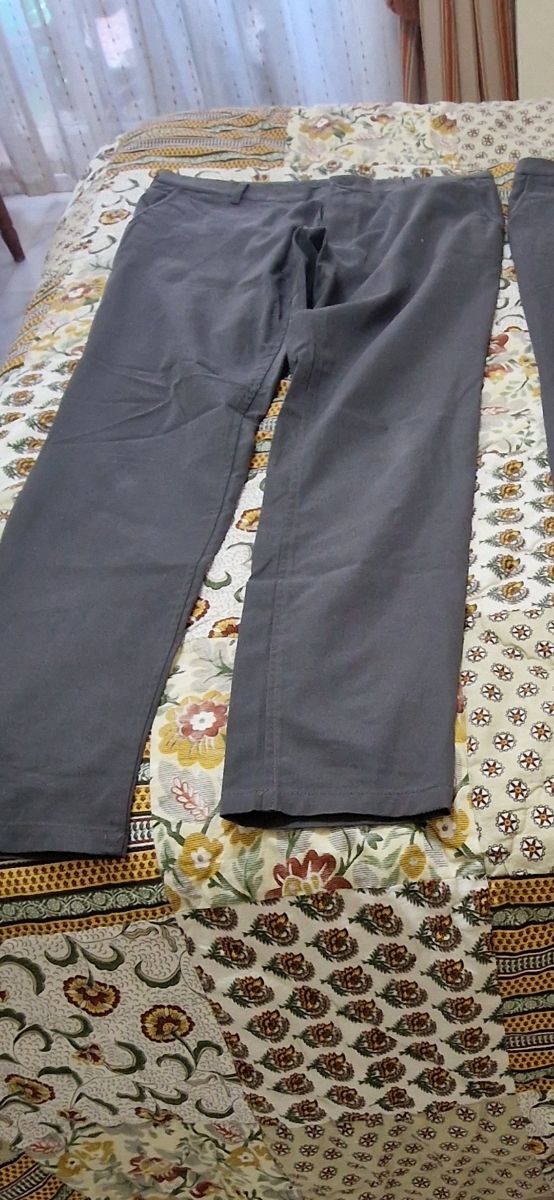 2 pares de Pantalones Grises para Trabajo