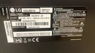 Tcon tv Lg 43UJ651V UJ651V Gráfica t con