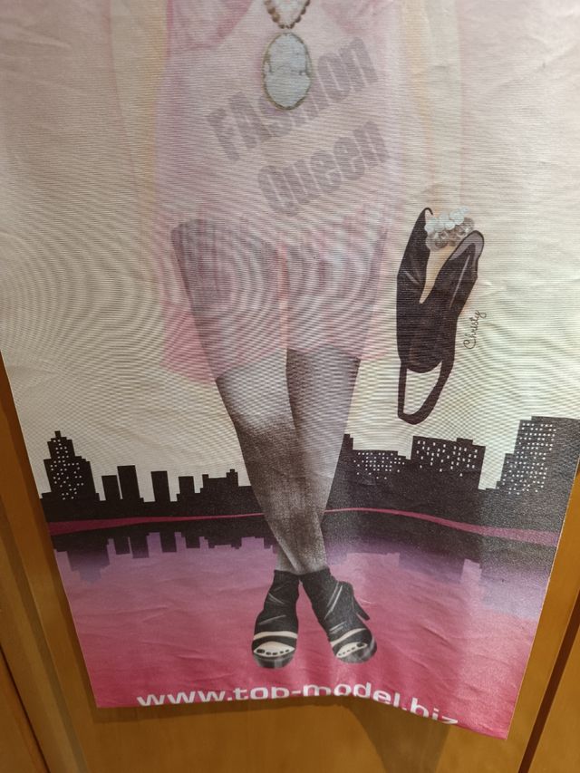 Top model póster tela Cindy