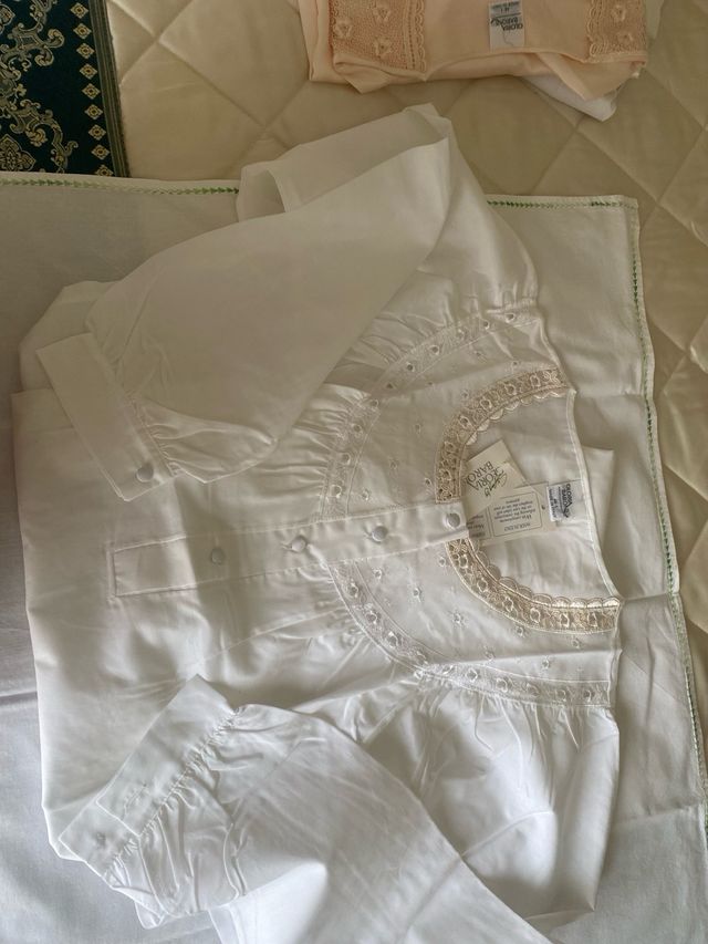 Camicia notte Gloria Baroni tg 7