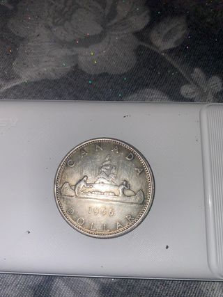 Dollaro canadese del 1966 in argento