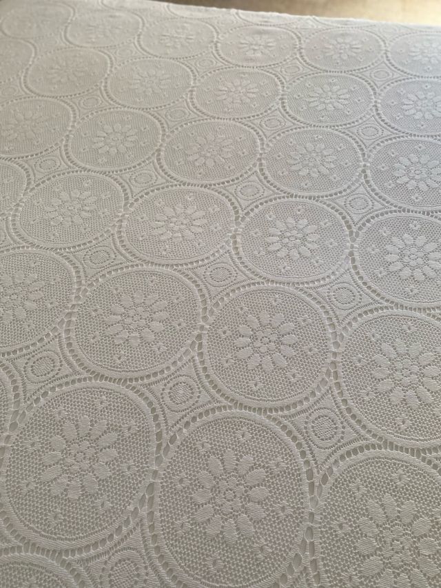 Copriletto pizzo bianco