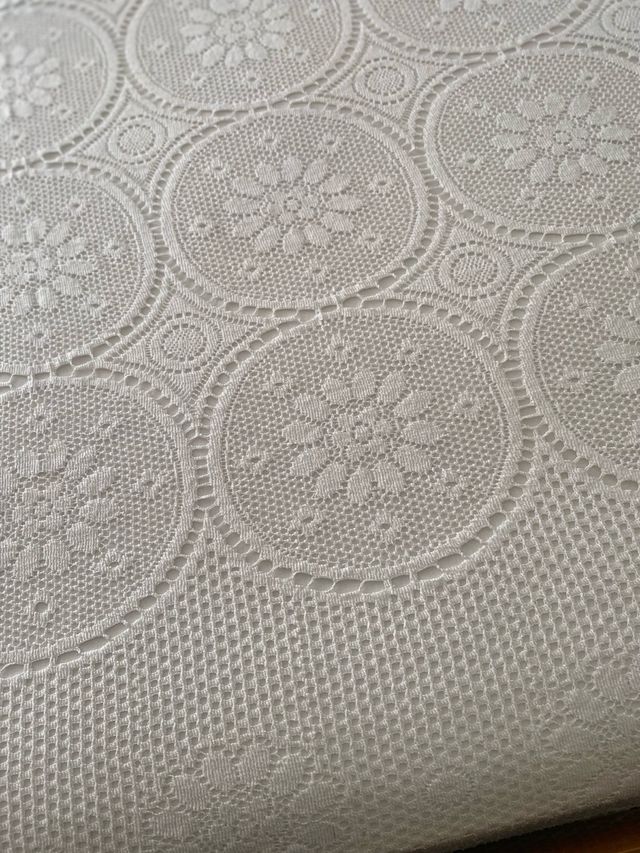 Copriletto pizzo bianco