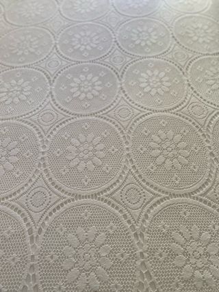 Copriletto pizzo bianco