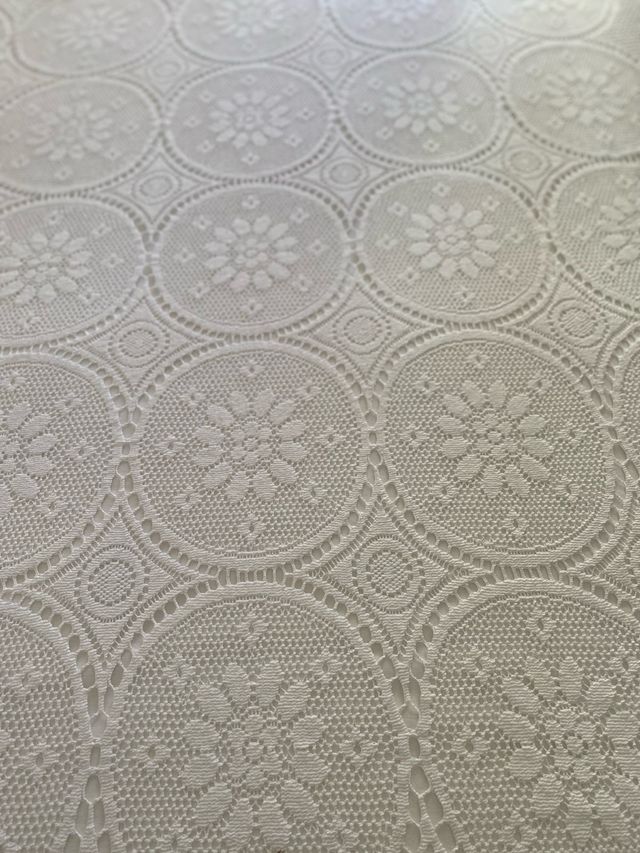 Copriletto pizzo bianco