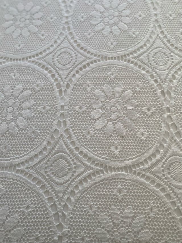 Copriletto pizzo bianco