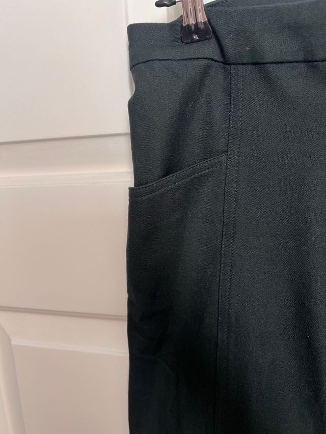 Pantalones Mango negros -talla 34