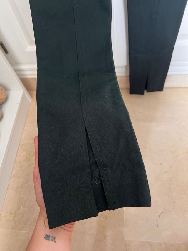 Pantalones Mango negros -talla 34