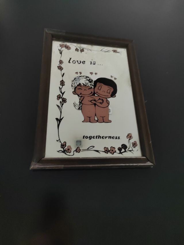 Espejo vintage Love is Togetherness