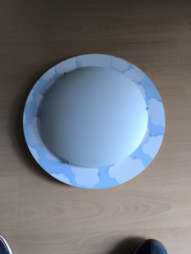 Lámpara infantil nubes