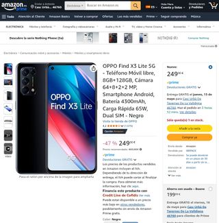 OPPO FIND X3 LITE 5g (Super Offerta)