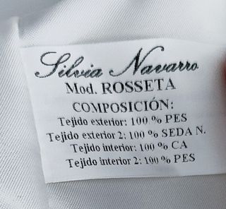 Vestido de Silvia Navarro talla 36