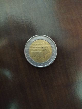 Moneda 2€ Países Bajos 2001