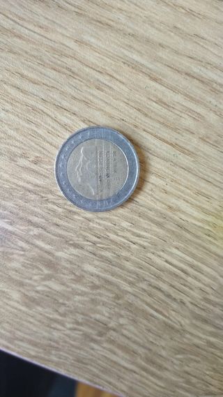 Moneda 2€ Países Bajos 2001
