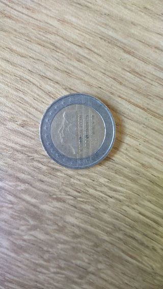 Moneda 2€ Países Bajos 2001